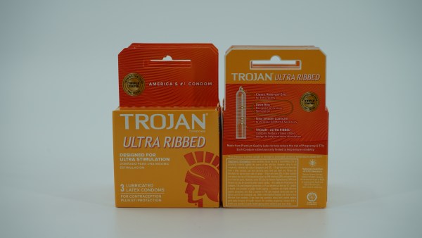 TROJAN ULTRA RIBBED 6 CT