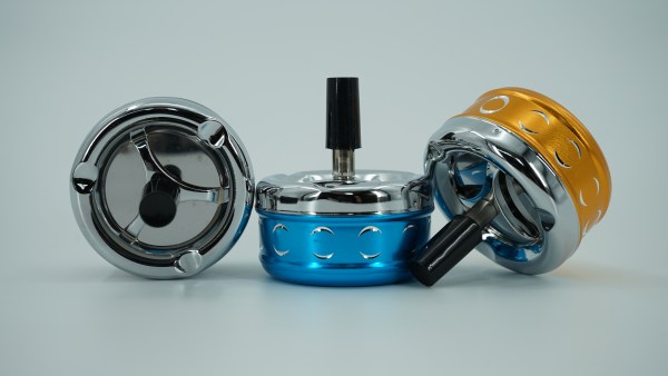 DIAMOND CUT SPINNING ASHTRAY
